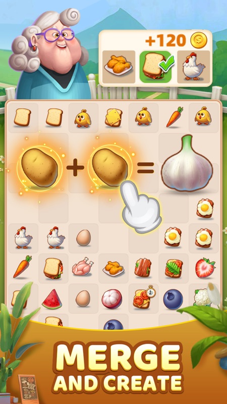 Chef Merge - Fun Match Puzzle screenshot 1