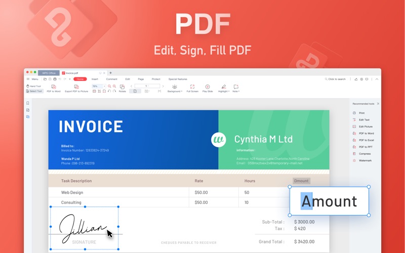 WPS Office - PDF, Docs, Sheets Screenshot