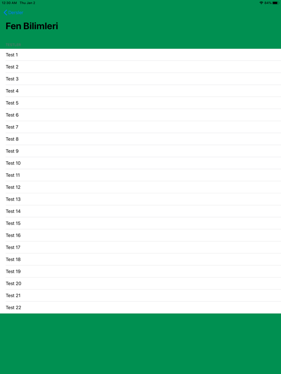 Screenshot #6 pour Test Merkezi İlkokul 4.Sınıf