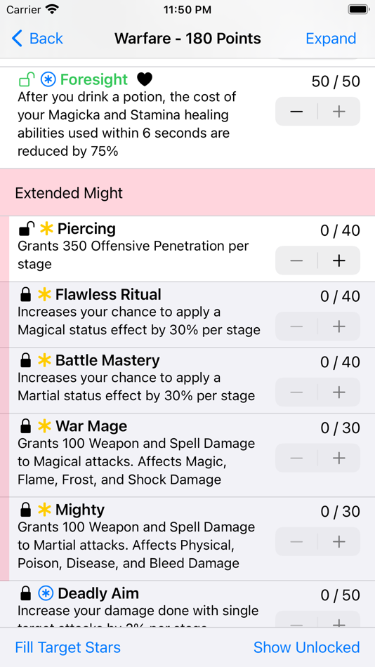 #4. ESO Champion Point Calculator (iOS) Podle: Erik von Harten