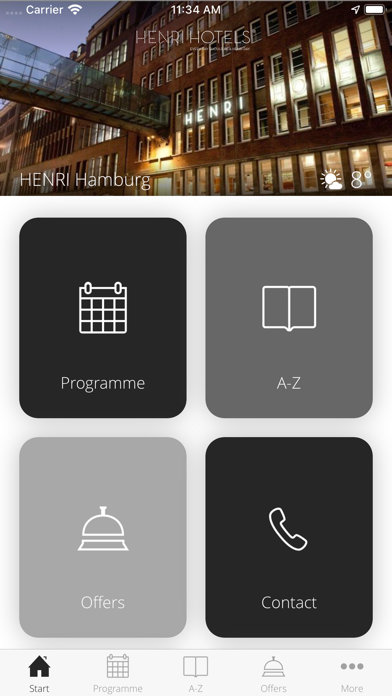HENRI Hotels Screenshot