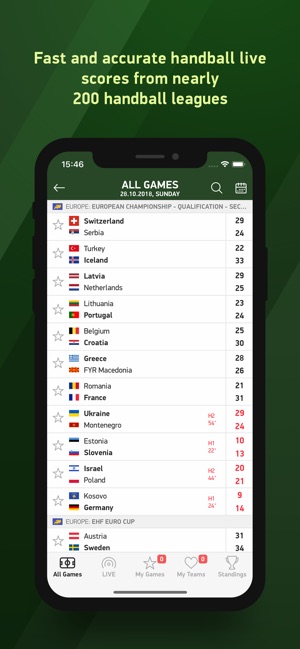 Handball 24 - live scores(圖1)-速報App