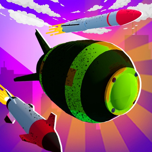 Nuclear Rocket 3D icon