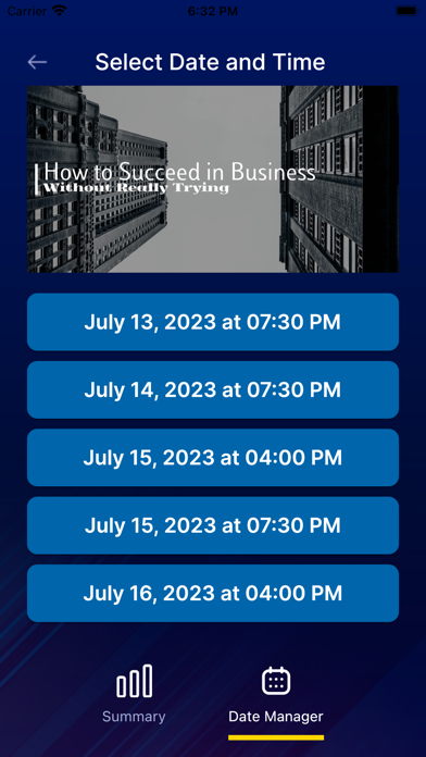 BookTix Scanner Screenshot