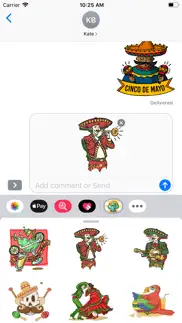 cinco de mayo time stickers iphone screenshot 2