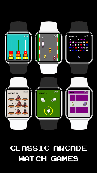 6 Classic Arcade Watch Games Screenshot