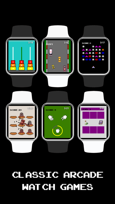 6 Classic Arcade Watch Games screenshot 1