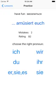 german grammar course a1 a2 b1 iphone screenshot 2
