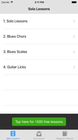 Game screenshot Solo Guitar Lessons apk