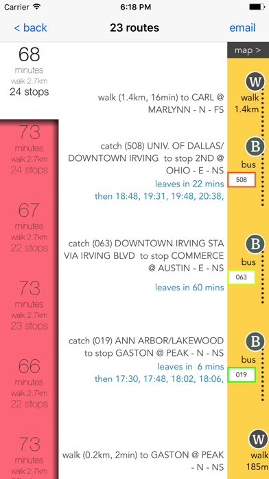 Screenshot #2 pour Dallas Public Transport Guide