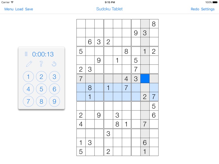Sudoku Tablet screenshot-3