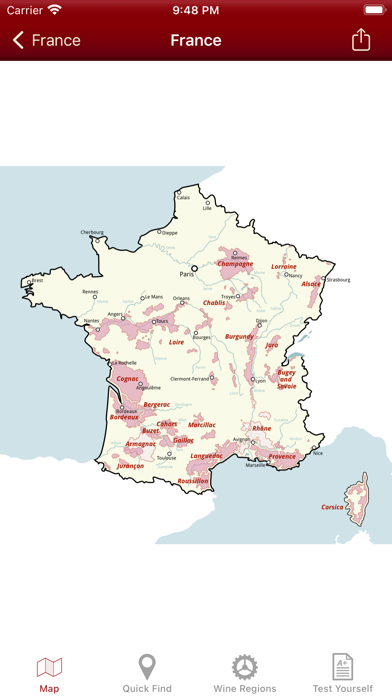 Wine Maps Screenshot