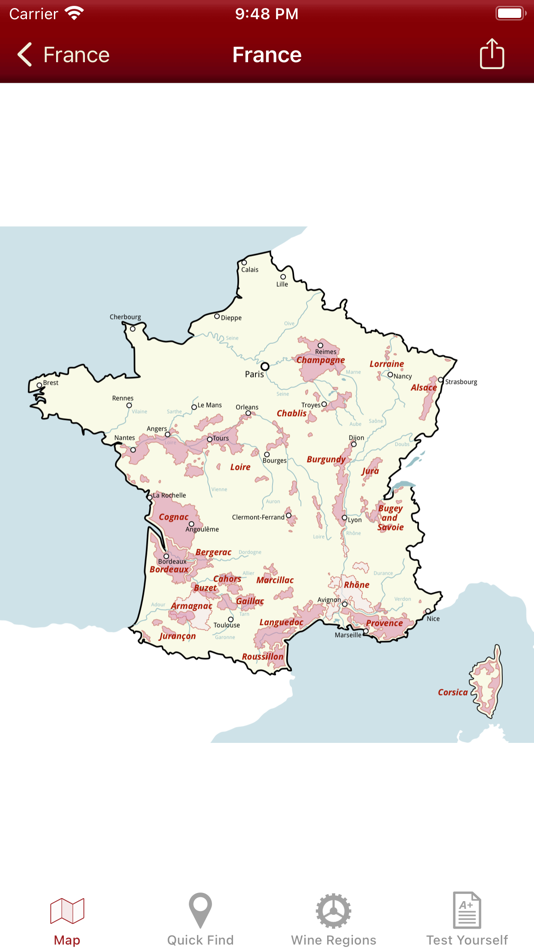 #2. Wine Maps (iOS) 由: Jonathan Lord