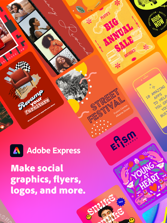 ‎Adobe Express: Graphic Design Screenshot