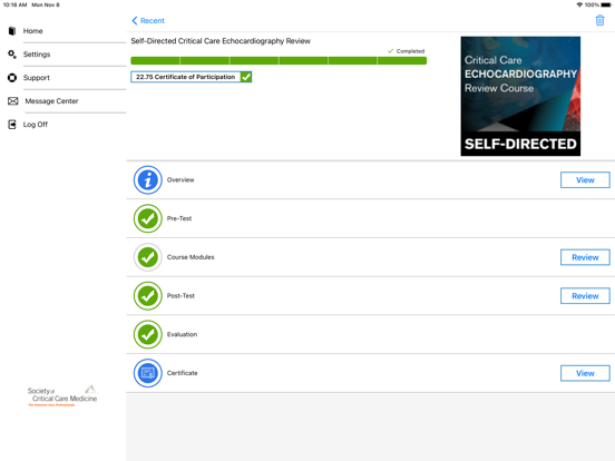 Learn ICU iPad screenshot 4 - Education app