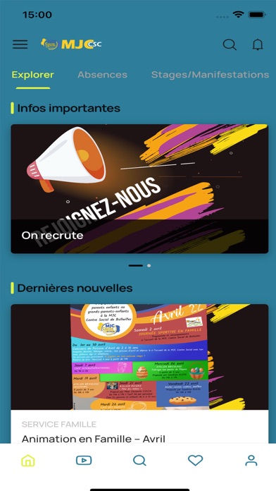 Screenshot #1 pour Mjc Csc Bollwiller