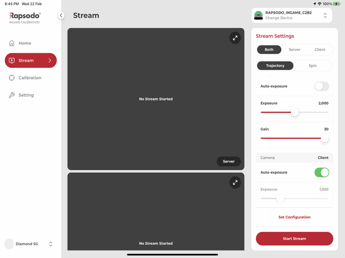 Ingame Field Calibration