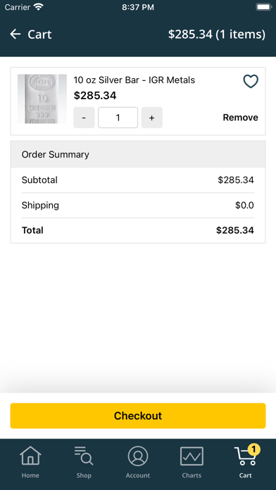 BAC Exchange Screenshot