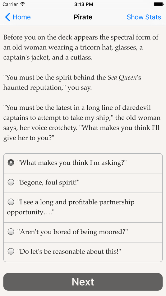 #3. Choice of the Pirate (iOS) Av: Choice of Games LLC