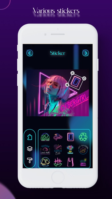 Likes Boom for Tik Neon Fans Screenshot