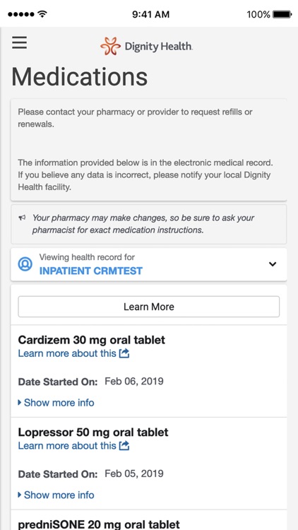 my portal. by Dignity Health screenshot-4