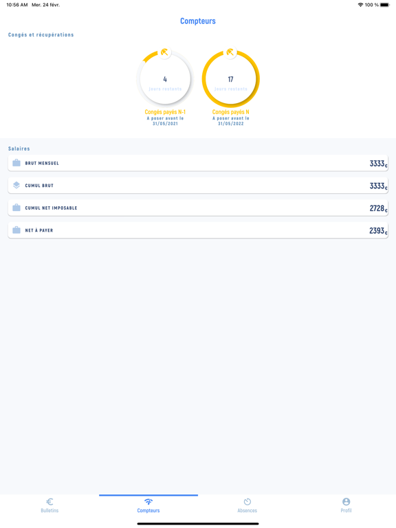 Screenshot #5 pour Accès Salarié - Listo Paye