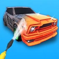 Power washer cleaner simulator