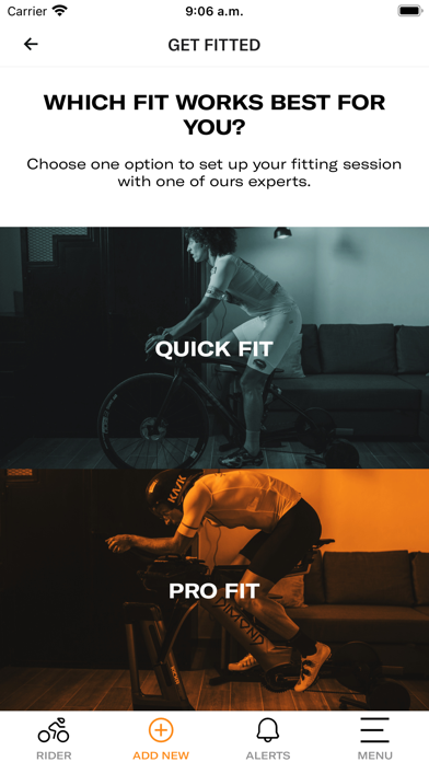 FITR Bike Fitting Screenshot