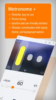 metronome plus - beat & tempo iphone screenshot 1