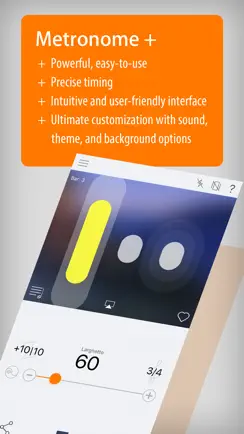 Metronome Plus - Beat & Tempo iPhone image 1