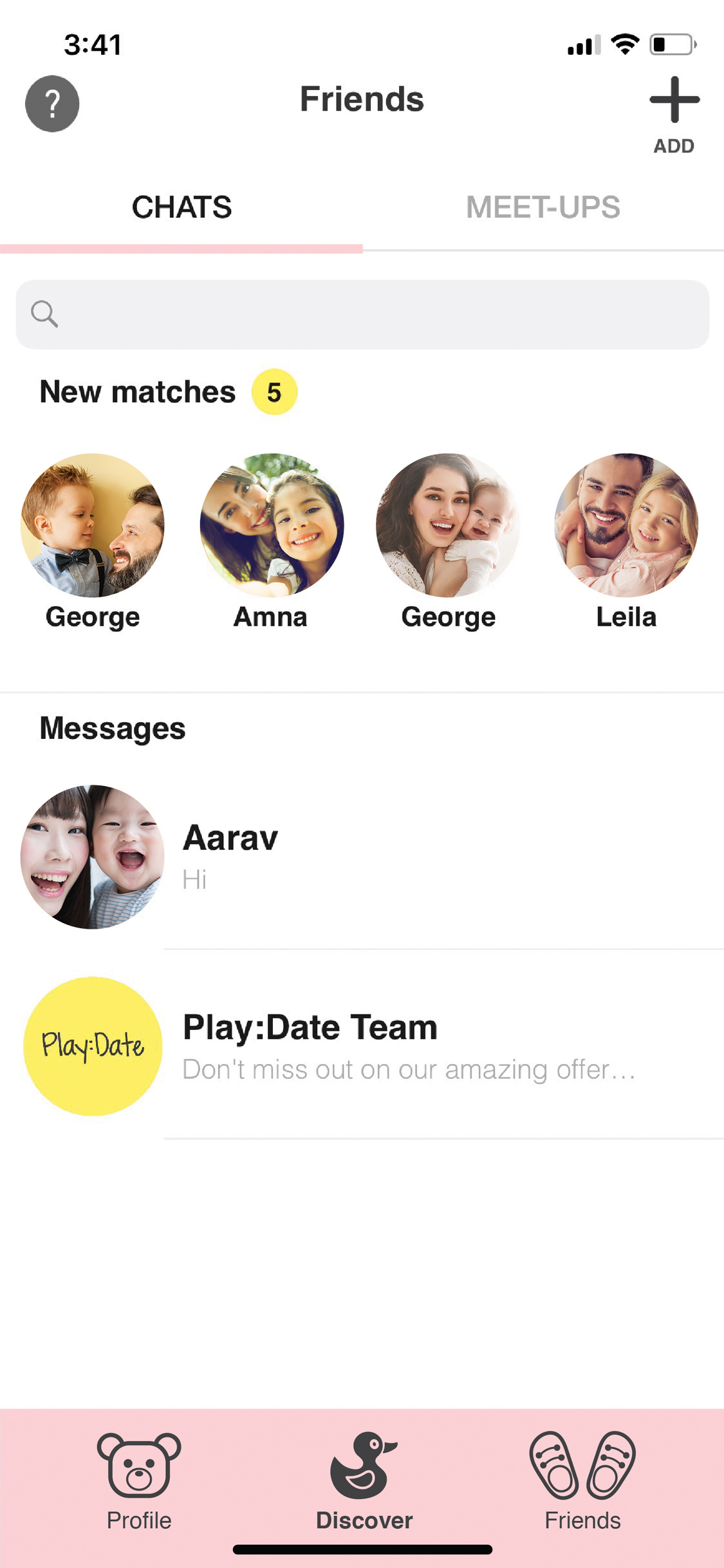 Play:Date Kids Social Network