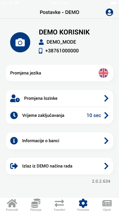 ASA Banka Mobile Banking Screenshot