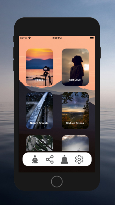 Relaxing sounds & meditation Screenshot