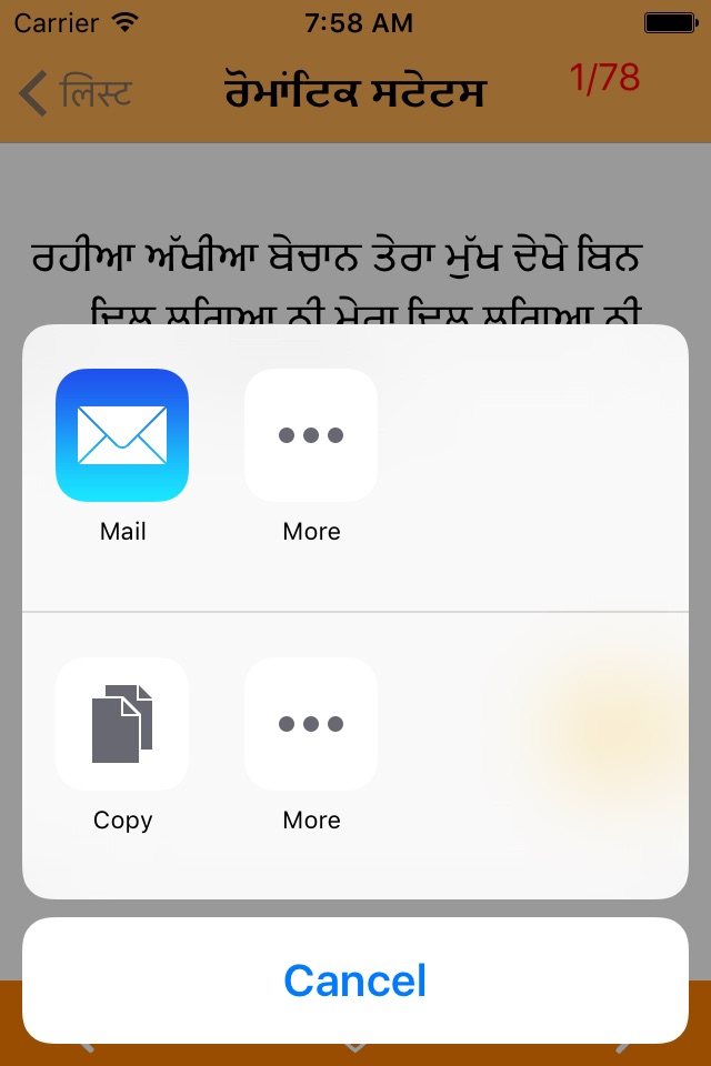 Top Punjabi Status screenshot 4