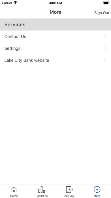 Lake City Bank Wealth Mobile Screenshot