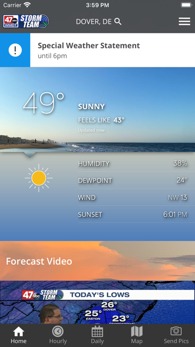 47abc Weather Screenshot