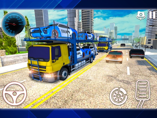 Screenshot #6 pour Police Truck Transporter