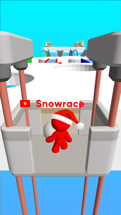Xmas Snow Race: 3D Racing Screenshot