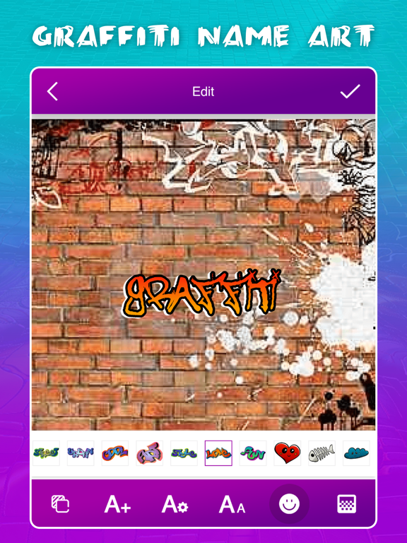 Screenshot #4 pour Graffiti Text Name Art