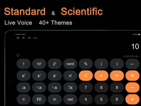 DayCalc Pro - Rekenmachine iPad app afbeelding 1