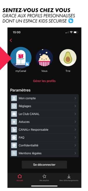 myCANAL dans l'App Store