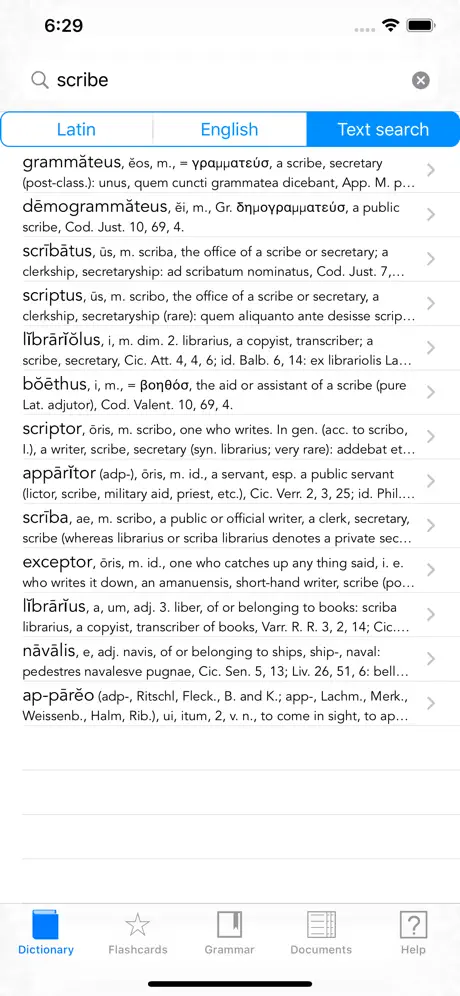 Scriba (Latin Dictionary)