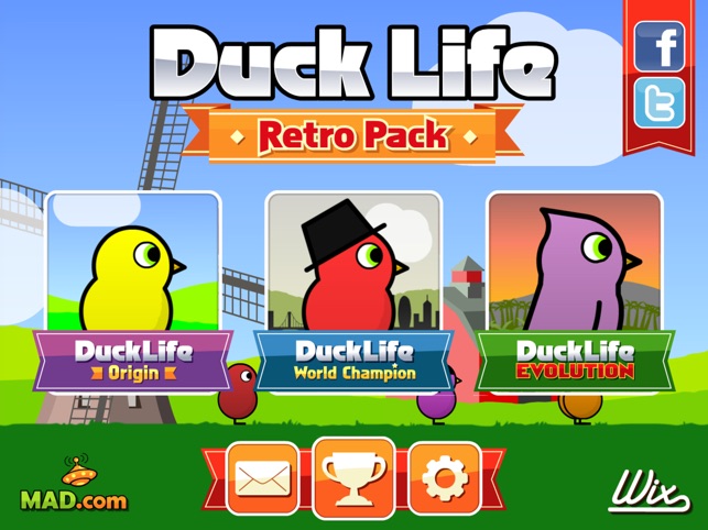 Duck Life 1,2,3: Retro Pack by MoFunZone Inc