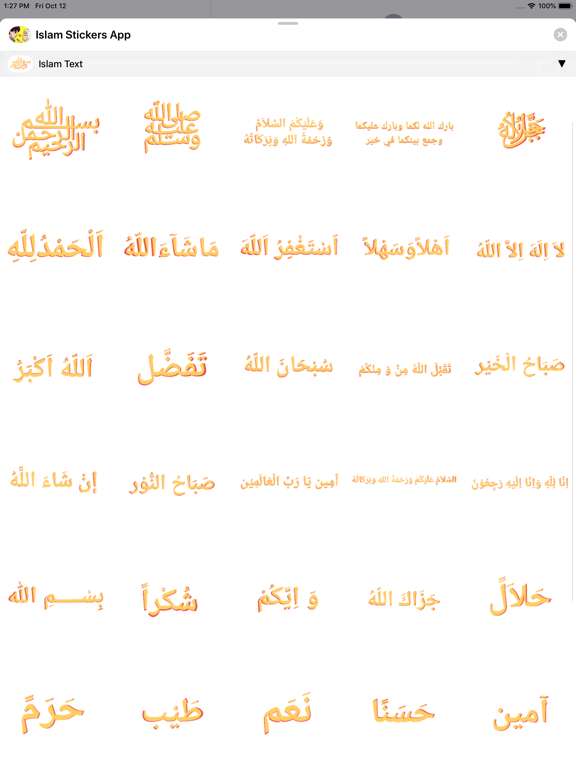 Islamic Stickers: Ramadan Eid iPad screenshot