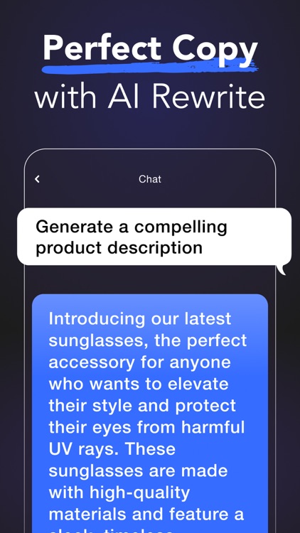 ChatMate: AI Chatbot & Writer