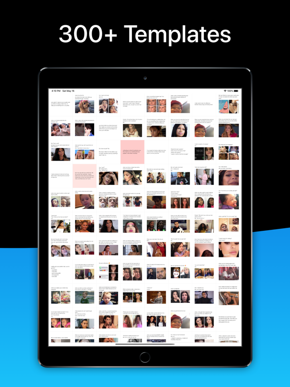 Video Meme Maker Generator MIM iPad screenshot 7 - Graphics & Design app