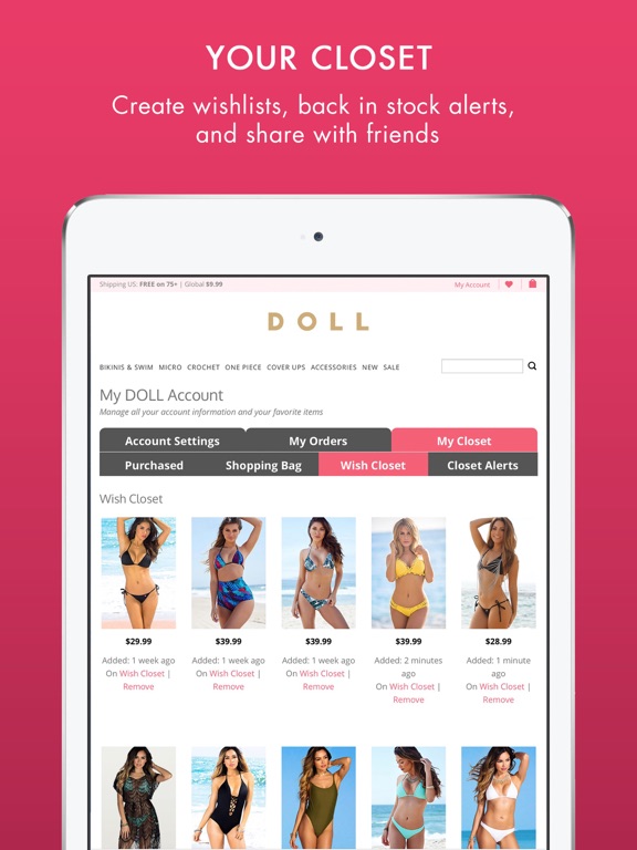 Screenshot #6 pour DOLL Swimwear