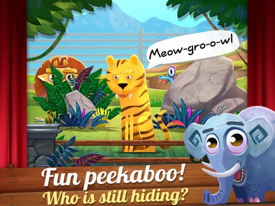 Kids Theater: Zoo Show iPad screenshot 4 - Education app