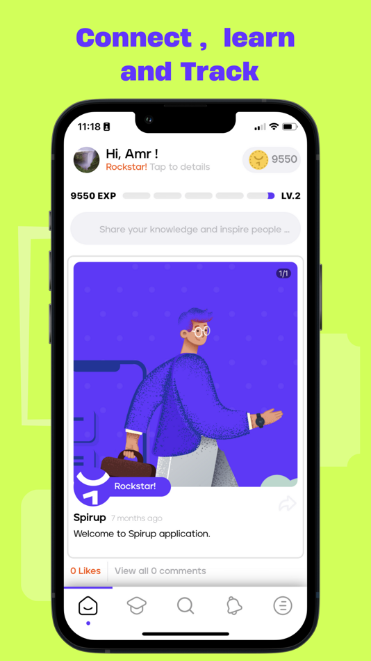 #1. Spireup - connect learn track (iOS) 由: WECODEFORYOU LTD