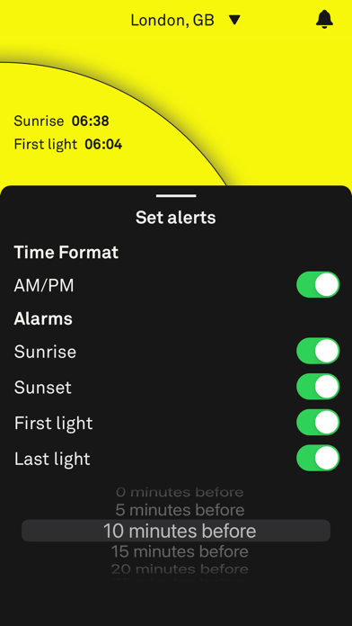 Screenshot #2 pour Sunrise Sunset Tracker